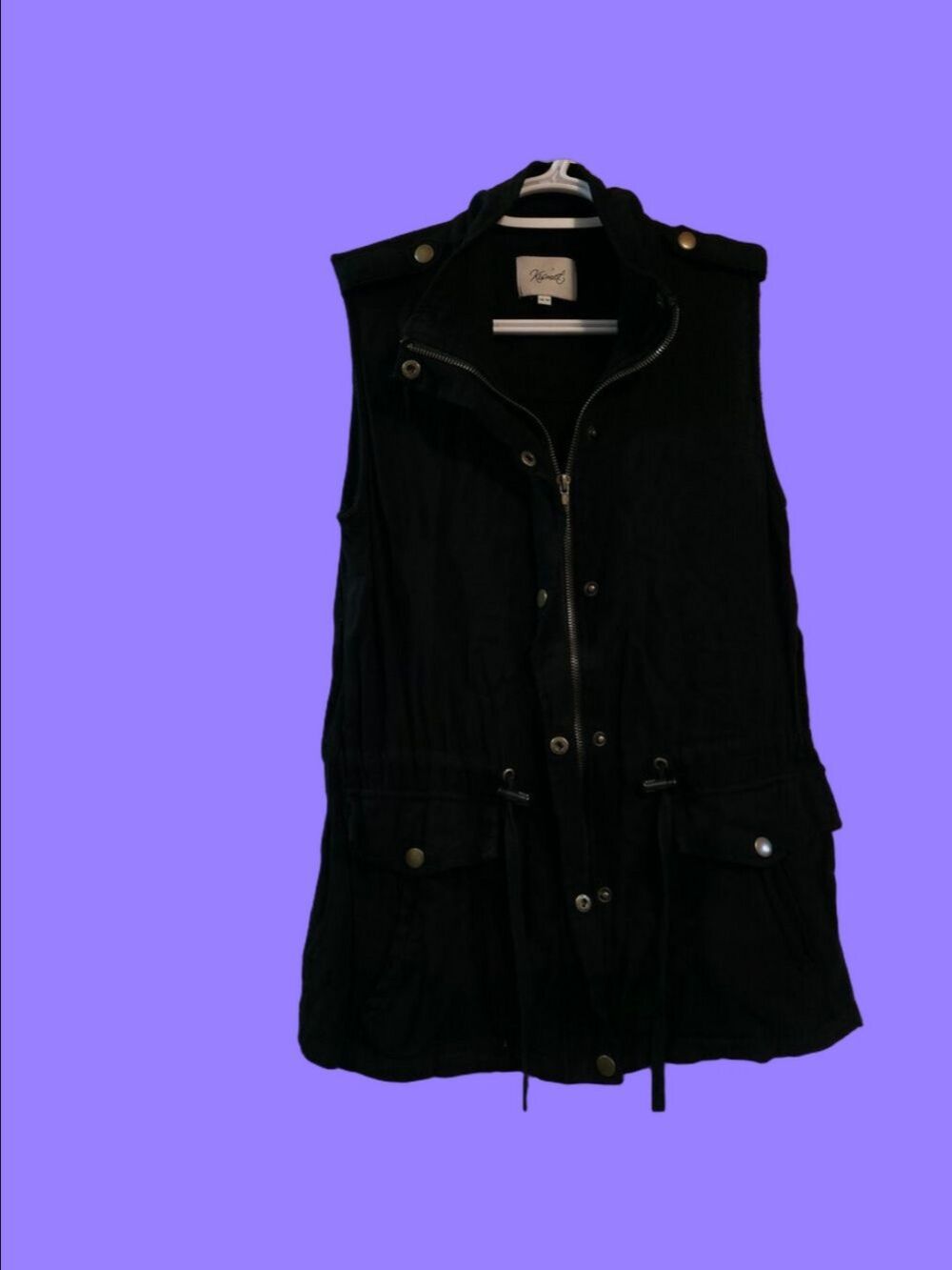 4/$25 Deal! Kismet Black Utility Vest